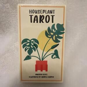 Houseplant Tarot : 78-Card Deck of Adorable Plants & Succulents - Factory Sealed